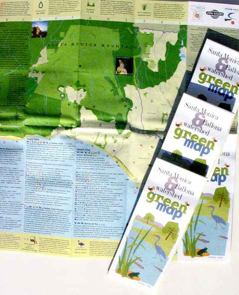 #9 - Santa Monica & Ballona Watershed Green Map - 