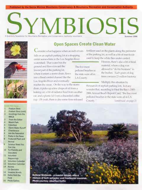 #10 - Symbiosis Santa Monica Mountains Conservancy Magazine - 
