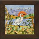 Roslyn M Wilkins - title: Ballona Sunset Egret